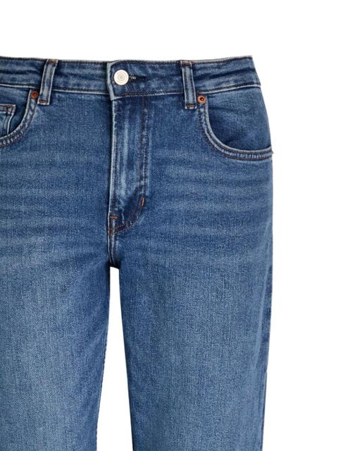 Reformation Elton belt loops straight-leg jeans - Blue