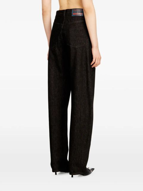 Diesel 1974 d-ellz relaxed wide-leg jeans - Black