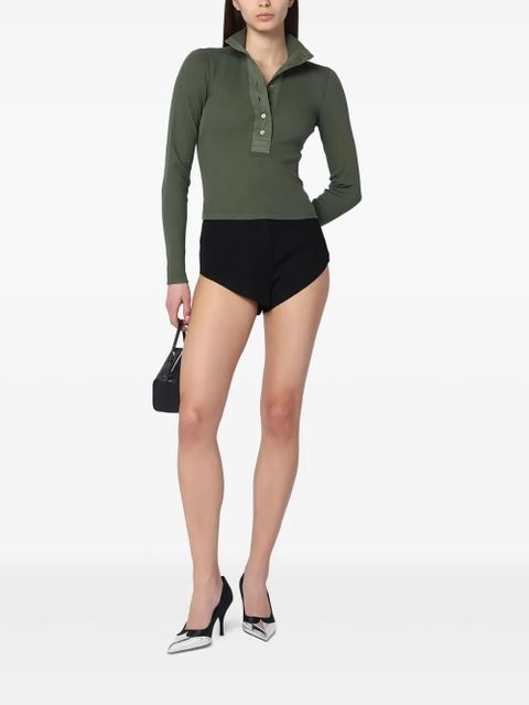 Gucci ribbed long-sleeve top - Green