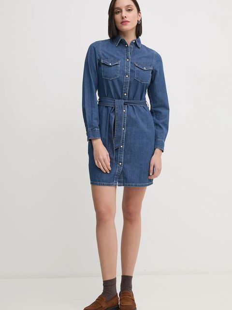 Pepe Jeans sukienka jeansowa REGULAR DENIM DRESS - zdjęcie produktu nr 1
