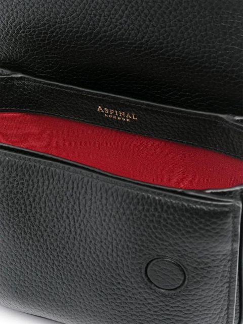 Aspinal Of London Ella leather crossbody bag - Black