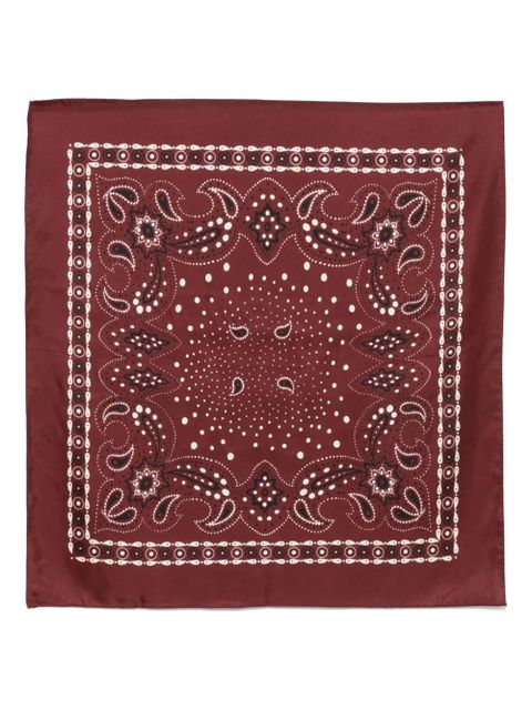 SANDRO paisley-print scarf - Red - zdjęcie produktu nr 1