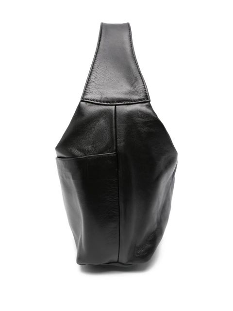 Gimaguas leather top-handle shoulder bag - Black