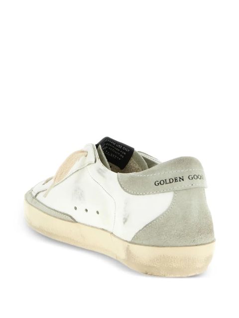 Golden Goose Superstar pony-hair star sneakers - White