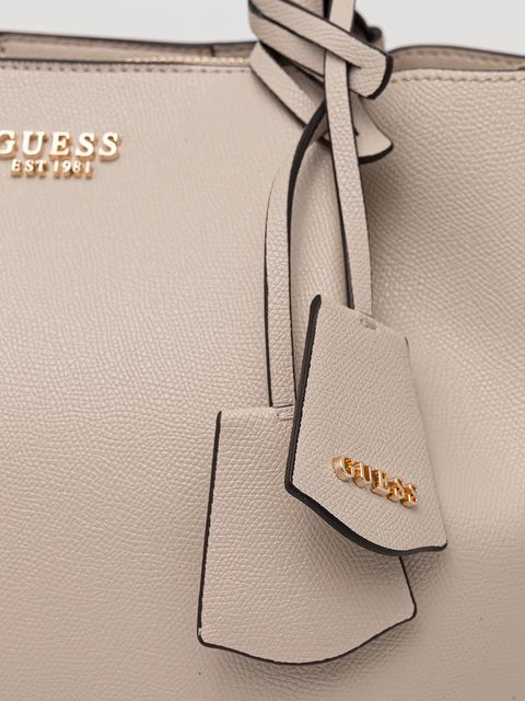 Guess torebka AMORETTE kolor beżowy HWBG78 98060