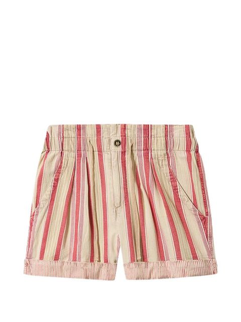 MARANT ÉTOILE Nirma striped shorts - Neutrals - zdjęcie produktu nr 1