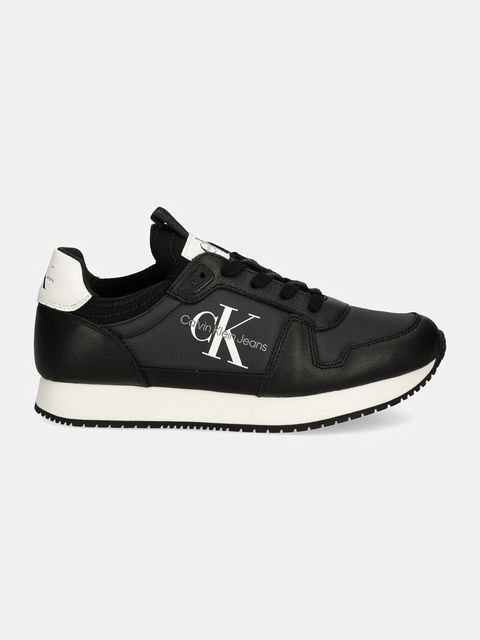 Calvin Klein Jeans sneakersy RUNNER SOCK LACEUP ML LTH - zdjęcie produktu nr 2