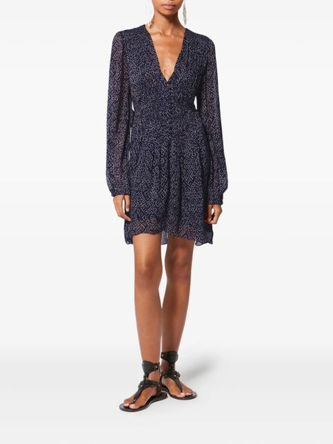 MARANT ÉTOILE Lorieana polka-dot mini dress - Blue