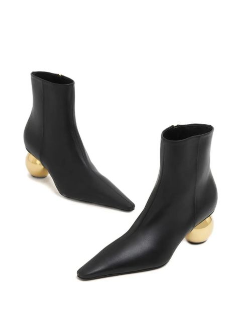 Marni spherical-heel pointed-toe boots - Black