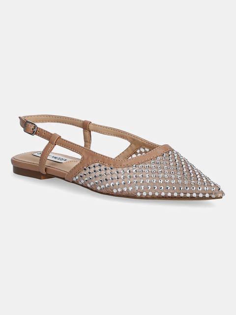 Steve Madden baleriny Slingshot-MR kolor brązowy z odkrytą piętą SM11003839 - zdjęcie produktu nr 1