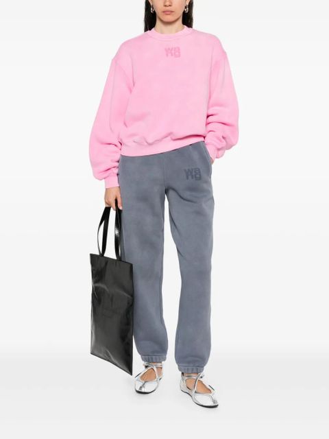 Alexander Wang logo-embossed sweatshirt - Pink