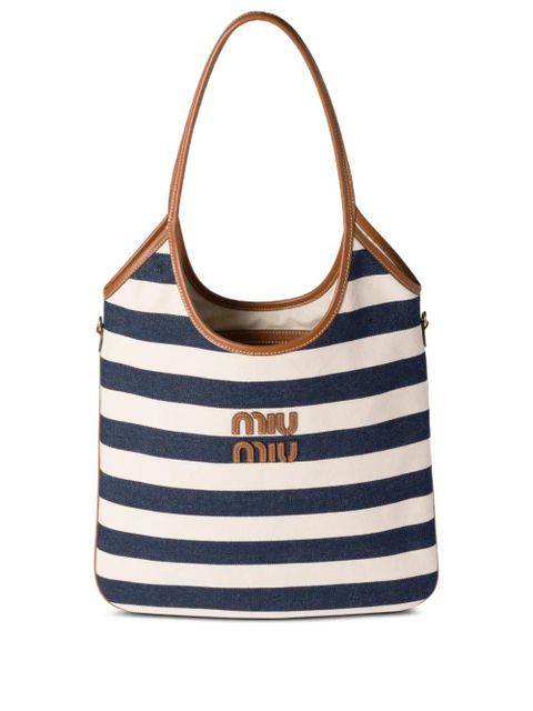 Miu Miu IVY tote bag - Blue - zdjęcie produktu nr 1