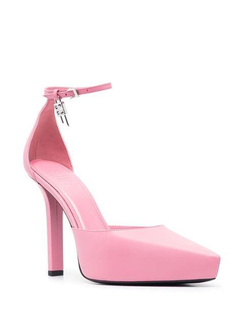 Givenchy G-Lock leather platform pumps - Pink
