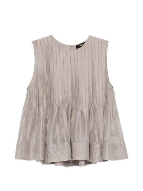 Eleh pleated top - Grey - zdjęcie produktu nr 1
