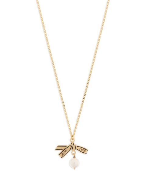 Jimmy Choo ribbon necklace - Gold