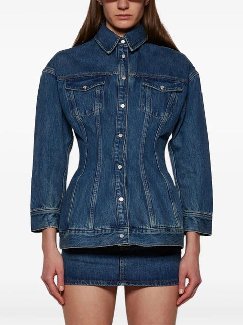 WARDROBE.NYC Contour denim jacket - Blue - zdjęcie produktu nr 2