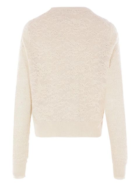 Chloé open-knit cardigan - Neutrals