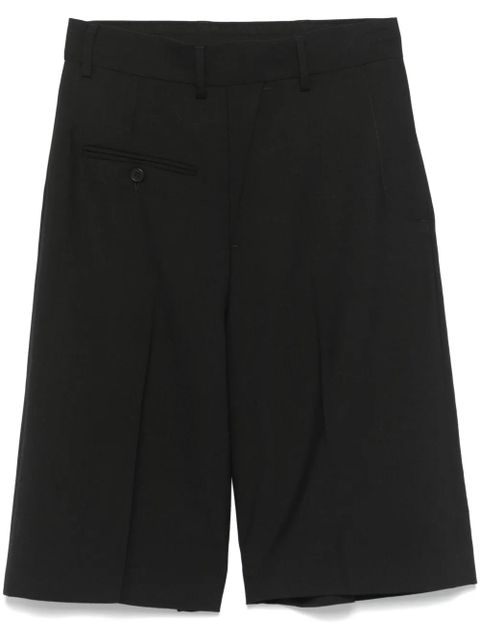 MM6 Maison Margiela virgin wool shorts - Black - zdjęcie produktu nr 1