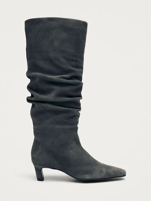 Alohas botki zamszowe Kalila damskie kolor szary na szpilce S101173-01 - zdjęcie produktu nr 1