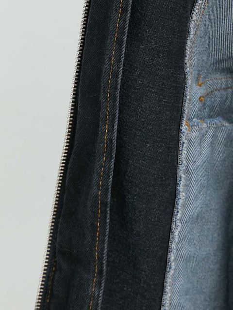 Rotate kurtka jeansowa Oversized Patchwork Jacket damska kolor niebieski przejściowa oversize 1128221603