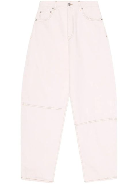 GANNI wide-leg denim trousers - White - zdjęcie produktu nr 1