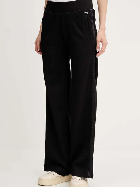 BOSS spodnie lounge damskie kolor czarny gładkie 50545655 - zdjęcie produktu nr 1