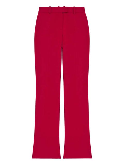 Alexander McQueen grain-de-poudre trousers - Red - zdjęcie produktu nr 1