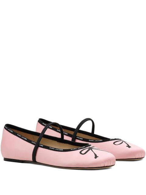 Marc Jacobs bow-detail ballet flats - Pink - zdjęcie produktu nr 1