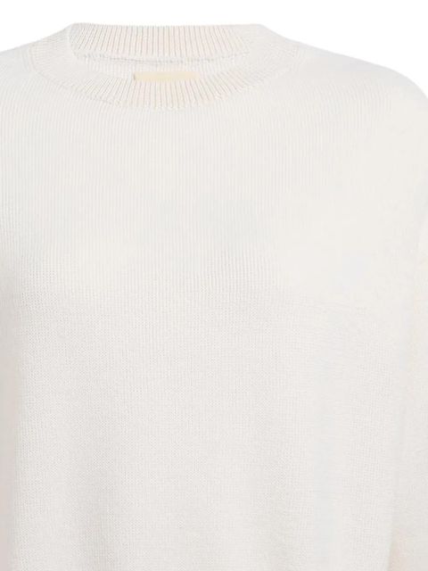 KHAITE Sabina ribbed-knit sweater - Neutrals - zdjęcie produktu nr 2