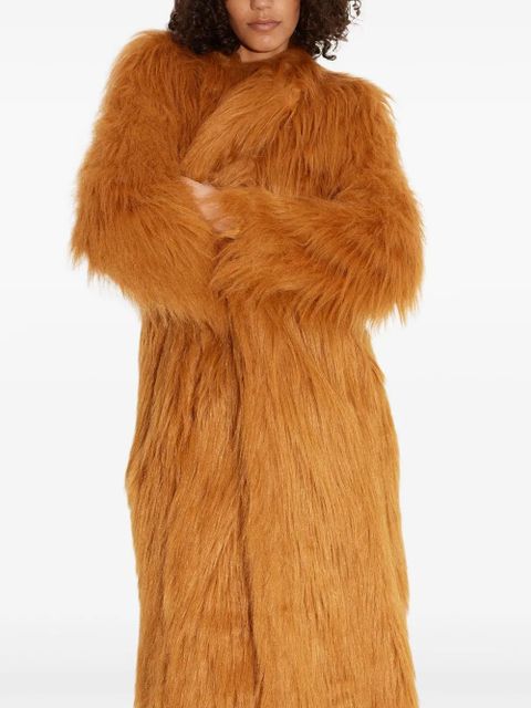 Simon Miller Lett Shaggy faux-fur coat - Brown