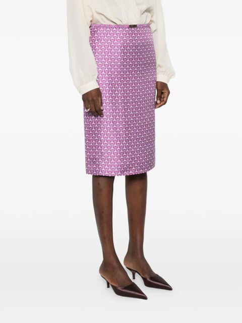 Gucci printed skirt - Purple