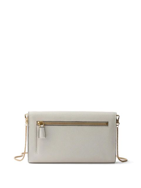 Prada mini Saffiano leather bag - Grey - zdjęcie produktu nr 2