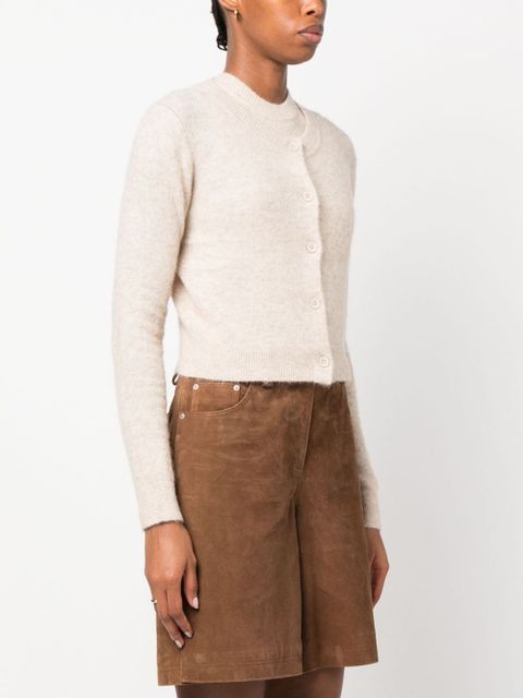 MARANT ÉTOILE Amenita cropped cardigan - Neutrals