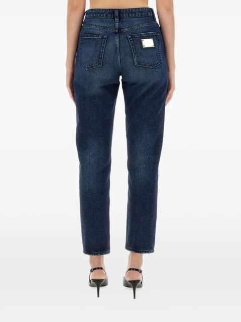 Dolce & Gabbana denim crop trousers - Blue