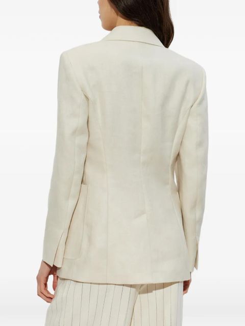 Max Mara two-button patch-pocket jacket - Neutrals