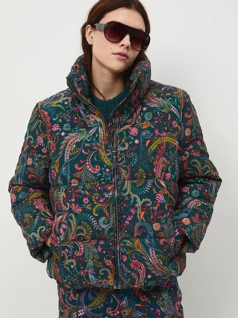 Medicine kurtka damska kolor multicolor zimowa oversize
