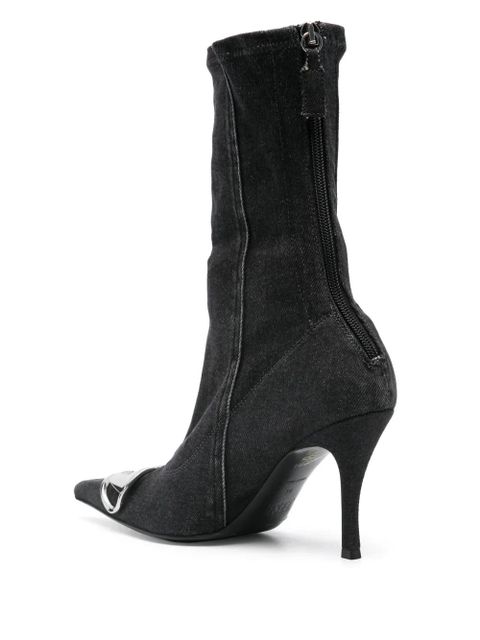 Diesel 95mm D-Venus boots - Black - zdjęcie produktu nr 2