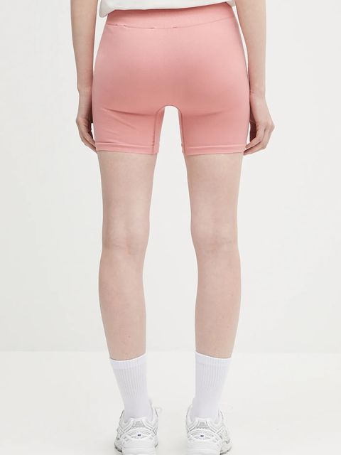 Pangaia szorty Plant-Stretch Compressive Shorts damskie kolor różowy gładkie high waist 10002485