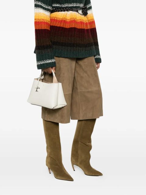 Tod's micro logo-charm tote bag - White - zdjęcie produktu nr 2