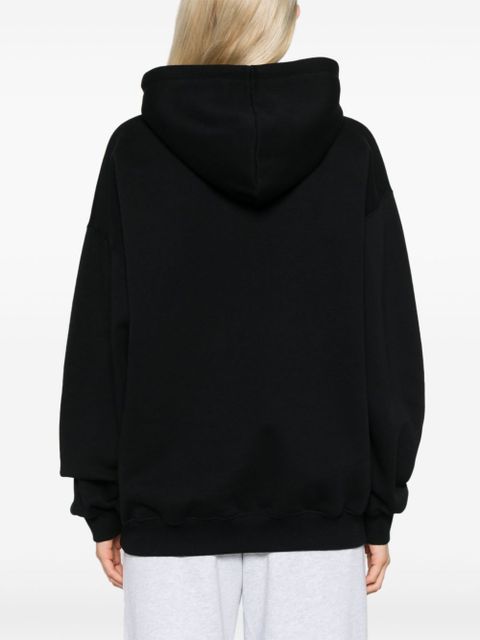 ROTATE BIRGER CHRISTENSEN logo-embroidered hoodie - Black