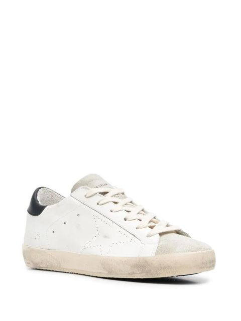 Golden Goose Super-Star distressed lace-up sneakers - White - zdjęcie produktu nr 2