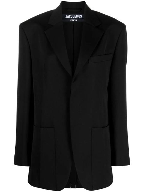 Jacquemus La Veste D'Homme single-breasted blazer - Black - zdjęcie produktu nr 1