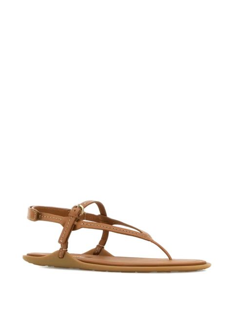 Miu Miu leather thong sandals - Brown - zdjęcie produktu nr 2
