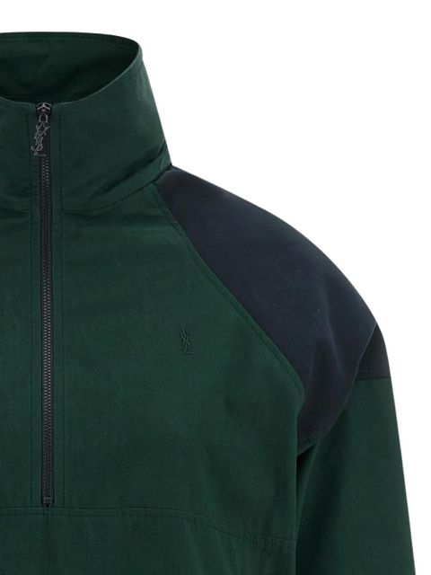 Saint Laurent Cassandre colour-block sweatshirt - Green