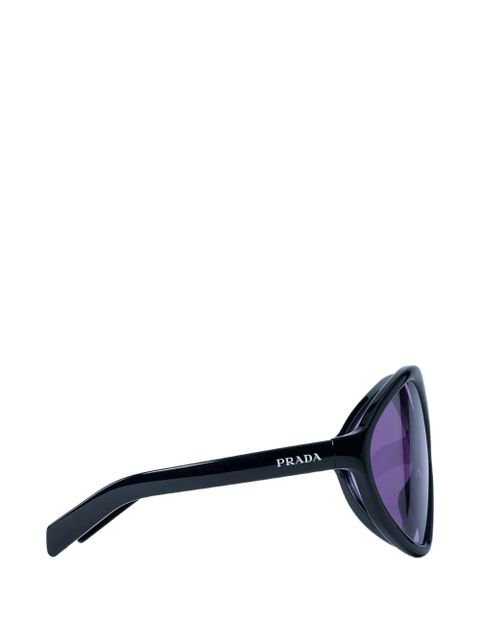 Prada oversized-frame sunglasses - Black - zdjęcie produktu nr 2