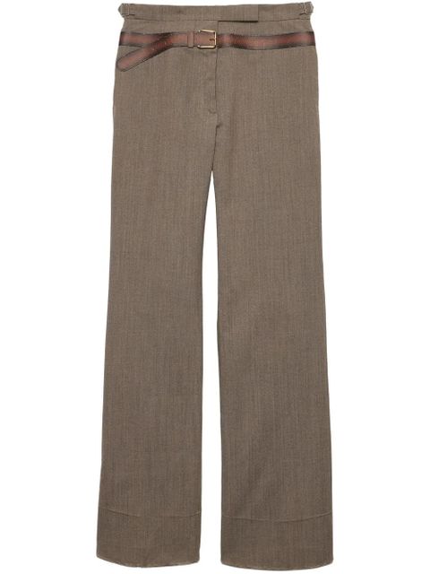 Prada wool trousers - Neutrals - zdjęcie produktu nr 1