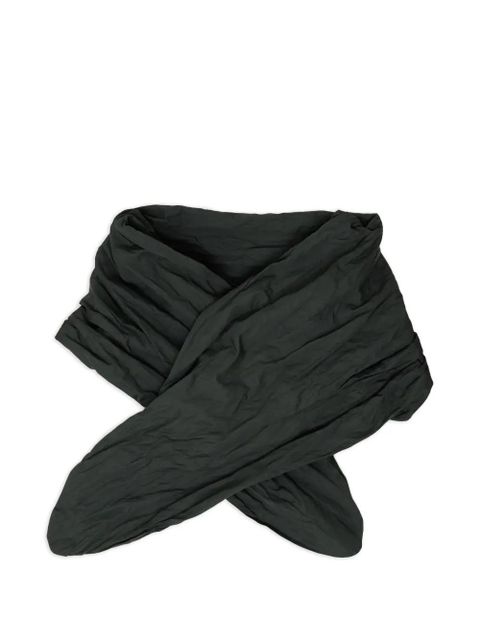 TOTEME crinkled draped scarf - Green - zdjęcie produktu nr 1