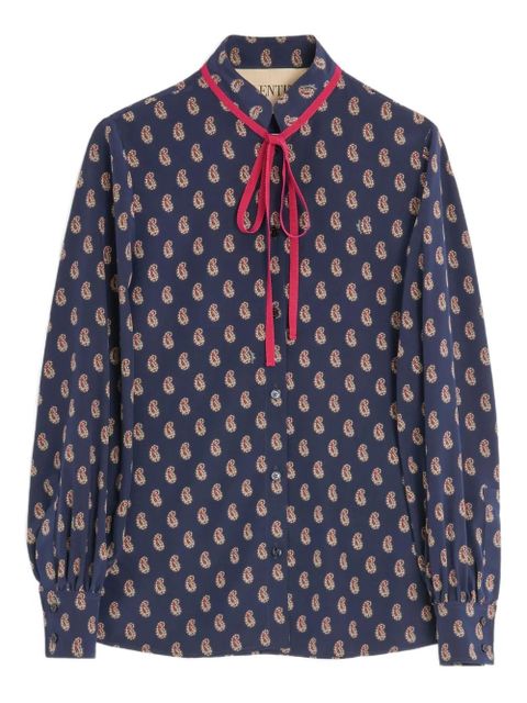 Valentino Garavani Voyage Imaginaire-print shirt - Blue - zdjęcie produktu nr 1