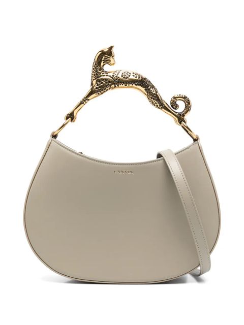 Lanvin cat leather tote bag - Green - zdjęcie produktu nr 1