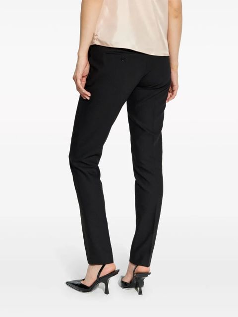 Zadig&Voltaire logo embellished mid-rise skinny trousers - Black